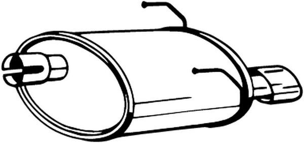 BOSAL 148-219 Rear Muffler