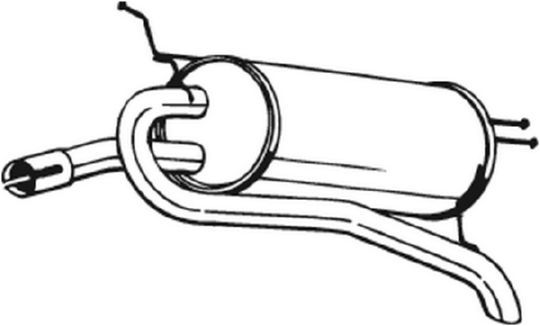 BOSAL 148-223 Rear Muffler