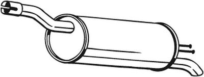 Rear Muffler BOSAL 148-343