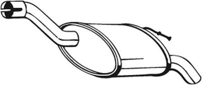 Rear Muffler BOSAL 154-293