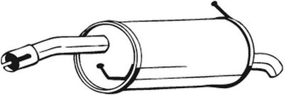 Rear Muffler BOSAL 154-409