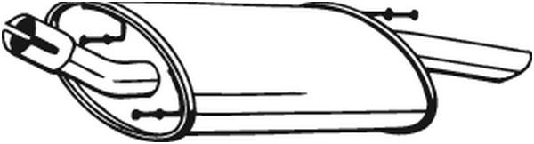 BOSAL 154-153 Rear Muffler