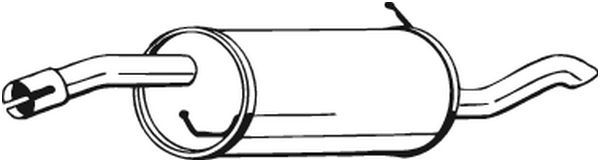BOSAL 154-163 Rear Muffler