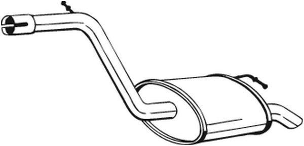 BOSAL 154-185 Rear Muffler