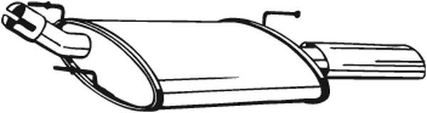 BOSAL 154-327 Rear Muffler