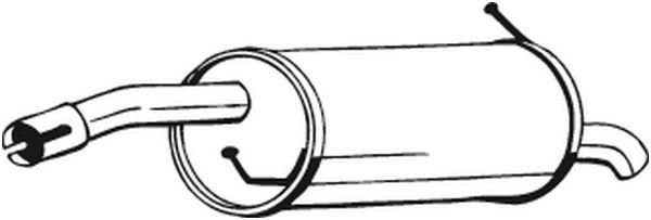 BOSAL 154-443 Rear Muffler