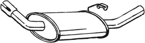 BOSAL 154-801 Rear Muffler