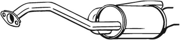 BOSAL 163-057 Rear Muffler