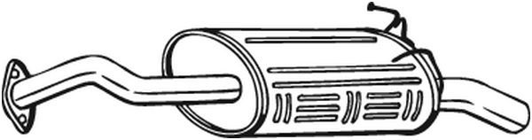 BOSAL 163-063 Rear Muffler
