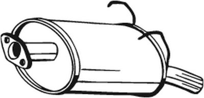 Rear Muffler BOSAL 163-197
