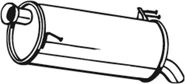 BOSAL 165-055 Rear Muffler