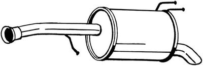 Rear Muffler BOSAL 165-073