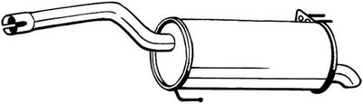 Rear Muffler BOSAL 165-075