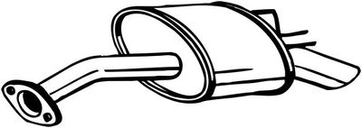 Rear Muffler BOSAL 165-285
