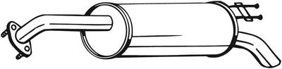 Rear Muffler BOSAL 169-041