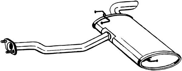 BOSAL 169-627 Rear Muffler