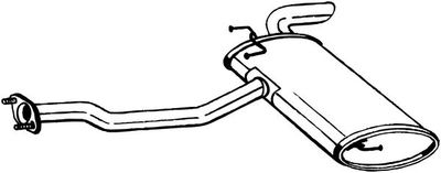 Rear Muffler BOSAL 169-627