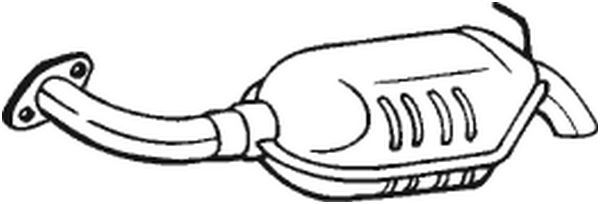 BOSAL 171-019 Rear Muffler