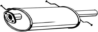 Rear Muffler BOSAL 171-259