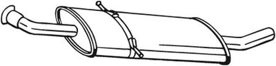 Centre Muffler BOSAL 175-017