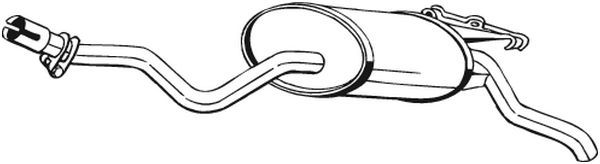BOSAL 175-345 Rear Muffler