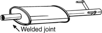 Centre Muffler BOSAL 175-421