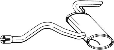 Rear Muffler BOSAL 175-431