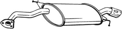 Rear Muffler BOSAL 177-003