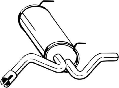 Rear Muffler BOSAL 185-199