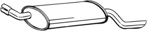 BOSAL 185-439 Rear Muffler