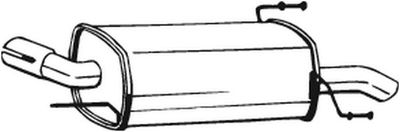 Rear Muffler BOSAL 185-553