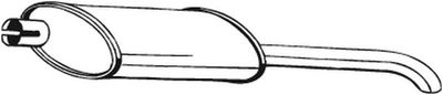 Rear Muffler BOSAL 185-021