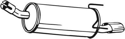 Rear Muffler BOSAL 185-133