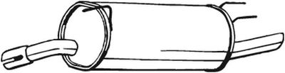 Rear Muffler BOSAL 185-157