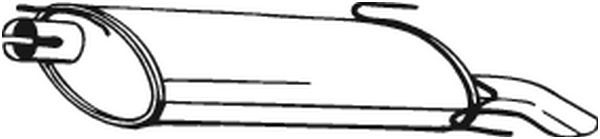 BOSAL 185-221 Rear Muffler