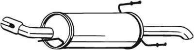 Rear Muffler BOSAL 185-287