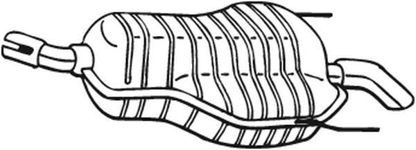 BOSAL 185-489 Rear Muffler