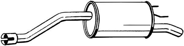 BOSAL 185-497 Rear Muffler