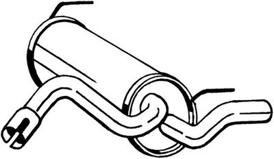 Rear Muffler BOSAL 185-499