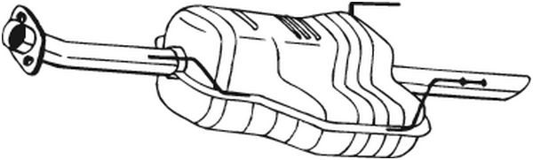BOSAL 185-603 Rear Muffler