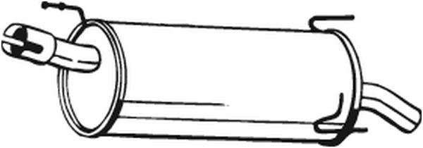 BOSAL 185-969 Rear Muffler