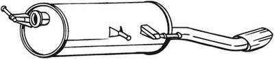 Rear Muffler BOSAL 190-067