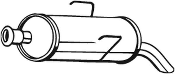 BOSAL 190-005 Rear Muffler