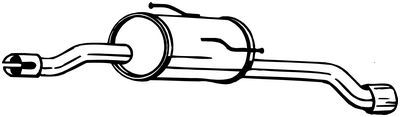 Rear Muffler BOSAL 190-203