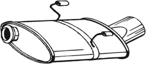 BOSAL 190-317 Rear Muffler