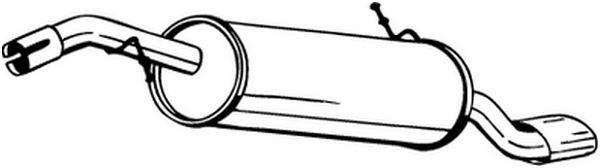 BOSAL 190-373 Rear Muffler