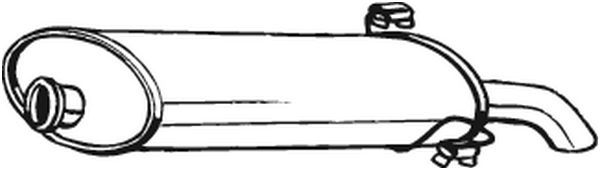 BOSAL 190-697 Rear Muffler