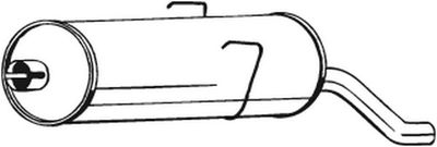 Rear Muffler BOSAL 190-759