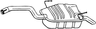 Rear Muffler BOSAL 190-905