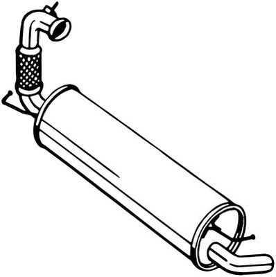 Rear Muffler BOSAL 200-143